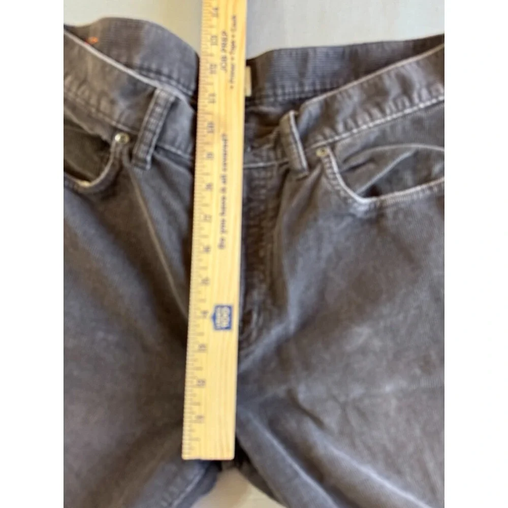 J.Crew 484 Corduroy Jeans Mens 34x32 Gray Slim Medium Wash‎ Pants